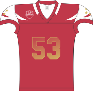 Maillot de football américain fabriqué au Pakistan, prix bas, maillot de football américain confortable à vendre - Product Image 2