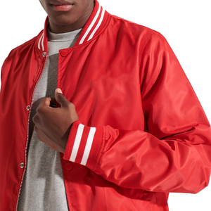 Chaqueta Varsity de Invierno para Hombre, Diseño Moderno, Color Sólido, Alta Calidad, Logotipo Frontal Personalizado, Servicio OEM, Transpirable, Secado Rápido - Product Image 5