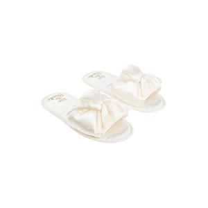 Pantofole da sposa bianche da donna