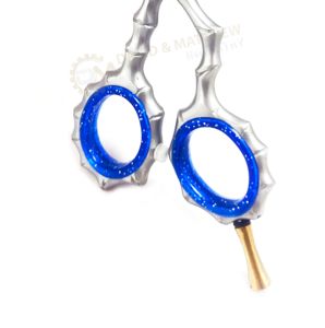 Tijeras de peluquero de hoja recta profesional de acero inoxidable, herramienta de belleza, punta afilada para corte de pelo, tijeras de salón de tornillo ajustables - Product Image 4