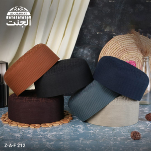Vente en gros Chapeau Kufi musulman de qualité supérieure pour hommes Casquette de prière islamique traditionnelle avec logo personnalisé, Produit le plus vendu - Product Image 3