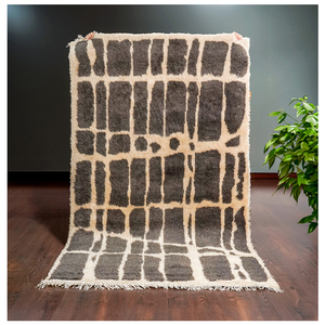 Tapis en laine Morrcan de luxe moderne de qualité supérieure tapis noué à la main pour le salon, le hall et les hôtels - Product Image 1