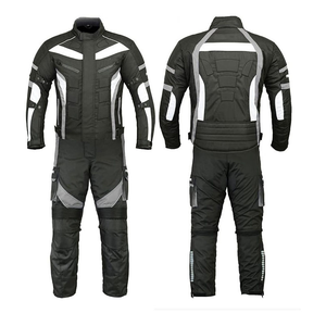 ชุดมอเตอร์ไซค์หนังกันน้ำคุณภาพพรีเมียม ดีไซน์ใหม่ เสื้อแจ็คเก็ตและกางเกงมอเตอร์ไซค์ แห้งเร็ว ระบายอากาศได้ดี ปี 2025 - Product Image 1