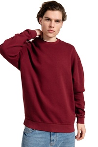 Jersey de algodón de gran tamaño personalizable, Sudadera de cuello redondo para hombre, moda de invierno con logotipo de bolsillo de canguro, camisa térmica OEM - Product Image 6