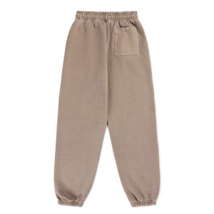 Pantalons pour hommes Pantalon de survêtement slim de haute qualité pour hommes Pantalon de survêtement gris en coton polaire avec manchette réglable et coupe ample - Product Image 3