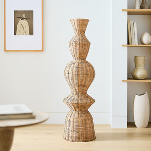 Woven Wicker Floor <b>Vases</b> - Product Image 1