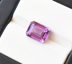 Lab Alexandrite Octagon Cut Piedra preciosa suelta para joyería 14X12mm a 20X15mm Tamaños Corte facetado Alexandrite - Product Image 6