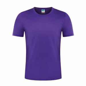 Venta al por mayor de camisetas blancas para correr para hombre, camisetas deportivas de poliéster Dry Fit, personalización de impresión disponible - Product Image 5