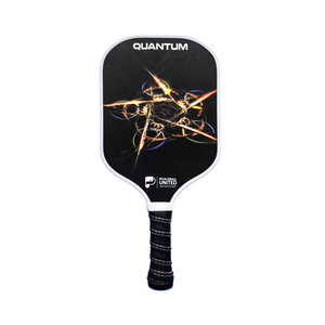 Pala de Pickleball United Quantum, Pala de Entrenamiento de Fibra de Carbono 18k, Logotipo Impreso, Material de Núcleo de Panal de Abeja T700 3K PP, Aprobada - Product Image 1
