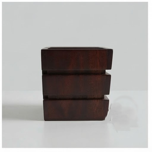 Handmade Acacia Wood <b>Desk</b> Organizer Rectangle Storage Box Multifunction <b>Office</b> Organizer <b>Rustic</b> Style Tabletop Mount Single Tier - Product Image 3