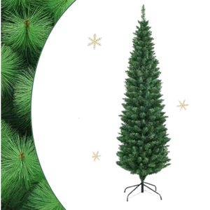 BINLU 5ft High Quality Slim <b>Artificial</b> <b>Christmas</b> <b>Tree</b> Eco-Friendly Pine Needle Customizable Mini <b>Standing</b> Home Decoration - Product Image 1