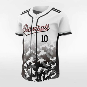 OEM barato en blanco de moda Jersey de béisbol barato al por mayor de camuflaje de impresión de los hombres y las mujeres camisetas de béisbol de diseño personalizado con OEM - Product Image 2