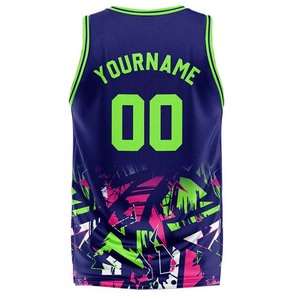 Customized Breathable Plus Size Summer Blank Basketball Jersey Men's <b>Mesh</b> Athletic Sleeveless Hip Hop Sports Shirt - Product Image 3