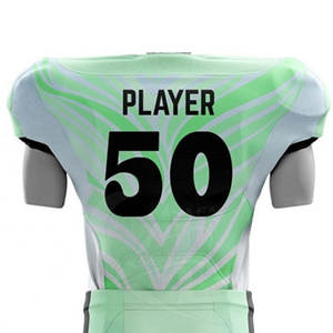 <b>Best</b> Selling Printed American <b>Football</b> Uniform Unique Design Short Sleeves Breathable Fabric Plus Size Option Soft Comfortable - Product Image 5