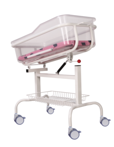 รถเข็นเด็กในโรงพยาบาล เตียงเด็กอ่อนสแตนเลส เตียงเด็กอเนกประสงค์ สีตามสั่ง วัสดุ ABS+สแตนเลส คุณภาพสูง - Product Image 3
