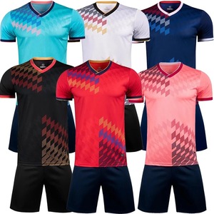 Conjunto de Camiseta de Fútbol Roja de Manga Corta para Hombre, Uniforme de Fútbol Morado para Adultos, Camiseta de Fútbol Blanca para Niños, Personalizable - Product Image 5