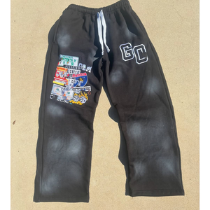 Ensemble survêtement unisexe personnalisé en molleton technique en coton lourd 460 g/m², 2 pièces, sweat-shirt et pantalon de jogging streetwear - Product Image 6