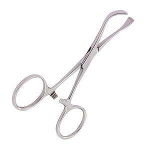 Lorna Towel <b>Clamp</b> 5.25'' Veterinary Hemostat needle holder Forceps Custom Logo Medical Towel <b>Clamp</b> <b>Light</b> Weight Manual Steel - Product Image 4
