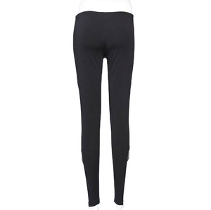 Women Wide Waist Belt Yoga Leggings Letter Print <b>Mesh</b> Patchwork Fitness & Workout Leggings XS–XL Activewear - Product Image 2