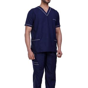 Tenue médicale 2 pièces pour femme, pantalon jogger avec poche cargo et fermeture éclair extensible, uniforme d'hôpital pour animaux de compagnie, ensembles de blouses d'infirmière, design 2025 - Product Image 3