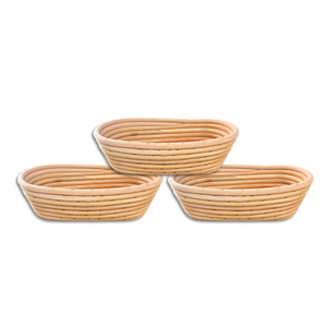 HOT SELLING From Vietnam Factory Artisan Baking Essential: Natural Rattan <b>Bread</b> Proofing <b>Basket</b> - Product Image 1