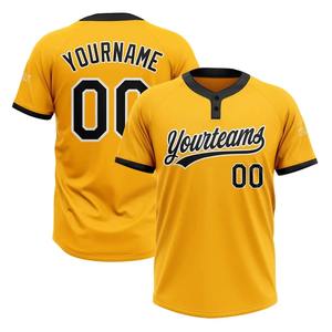 Camiseta de Béisbol Personalizable de Alto Rendimiento con Tapeta de Dos Botones y Tejido Transpirable para Deportes de Equipo y Entrenamiento Atlético - Product Image 5