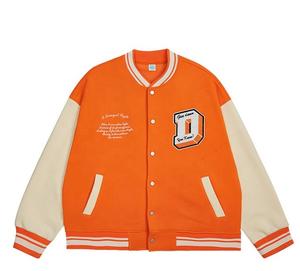 Logo personnalisé OEM longue veste universitaire d'hiver pour hommes style Hip Hop col montant en cuir de vache Pakistan avec votre propre conception - Product Image 1