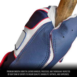 Guantes de Bateo de Béisbol de Cuero con Puño Largo al por Mayor, Logotipo y Diseño Personalizados, Guantes de Softbol Antideslizantes con Agarre Fuerte para Jóvenes y Adultos - Product Image 5