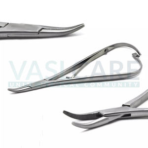 Pinza Portaagujas Mathieu Dental, Instrumentos Quirúrgicos de Ortodoncia para Suturas y Ligaduras, Manual, Acero Inoxidable Alemán - Product Image 2