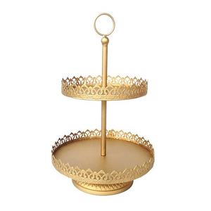 Présentoirs à gâteaux en or, piédestal, Table de présentation, support à Cupcake à plusieurs niveaux, assiette à <span class=keywords><strong>desserts</strong></span> pour bonbons, fruits, décoration pour mariage, 1 pièce - Product Image 1