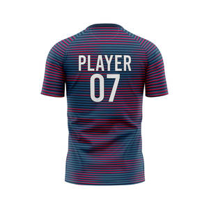 Uniforme de Fútbol Personalizado de Poliéster 100%, Diseño Moderno, Envío Rápido, Económico, Ligero y Transpirable con Estampado Frontal - Product Image 5