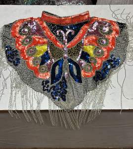 Boléro pour femme de haute qualité, taille unique, dernier design, multicolores, à paillettes, pour mariage, fête, châle sexy en polyester pour l'été - Product Image 2