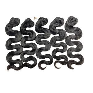 Extensiones de cabello humano sin procesar de alta calidad 100% cutícula alineada cuerpo ondulado tejido de cabello virgen para mujeres negras - Product Image 1
