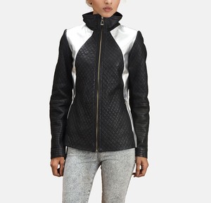 2025 /2026, ropa superior, ropa informal para mujer, chaqueta de cuero genuino hecha a medida para mujer, superventas, Chaqueta corta de cuero para mujer para uso en invierno - Product Image 6