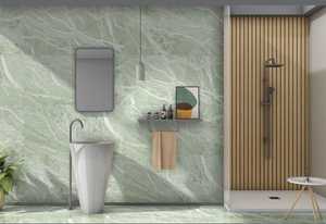 Color de moda en acabado brillante 600X1200mm por fabricante indio y exportador de azulejos esmaltados pulidos de porcelana baldosas de cerámica - Product Image 2