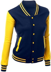 Wholesale Women Fashion Casual Baseball <b>Jacket</b> Custom Letterman <b>Jacket</b> Cotton Polyester Unisex Varsity <b>Jacket</b> - Product Image 6