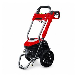 Hidrolavadora Eléctrica de Alta Presión de 15 MPa, Máquina de Limpieza con Agua Fría, Roja, con Ruedas, para Uso Comercial - Product Image 2