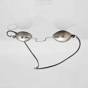 ชุดแว่นตาผ่าตัด |   แผ่นป้องกันเลเซอร์ภายนอกรอบดวงตาสำหรับผู้ป่วยกระจกตา ทำจากสแตนเลส ป้องกันเลเซอร์แบบกำหนดเอง คู่มือการใช้งาน - Product Image 4