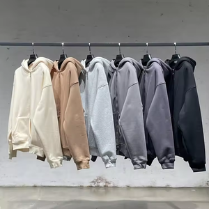 Oem Sweats à capuche avec fermeture éclair à double extrémité pour hommes lavés sur mesure Sweats à capuche à fermeture éclair complète de haute qualité en coton polaire Sweat à capuche pour hommes Livraison DDP - Product Image 3