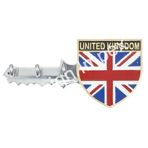 Gancho de pared personalizado de alta venta en línea gancho de bandera de Reino Unido para hoteles domésticos OEM ODM gancho de aluminio personalizado tarifas de fábrica