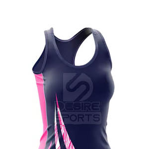 Uniforme de Netball Personalizado al por Mayor, Impreso, Transpirable, de Secado Rápido, Material de Poliéster, Profesional, de Alta Calidad para Mujeres Adultas - Product Image 4