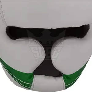 Protège-tête de boxe en cuir avec logo personnalisé - Léger, confortable, respirant, design personnalisé pour l'entraînement de boxe - Product Image 6