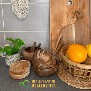 Bols en coquille de noix de coco en matériau naturel bols à salade de fruits avec décoration écologique de haute qualité de l'usine ECO2GO VIETNAM - Product Image 6