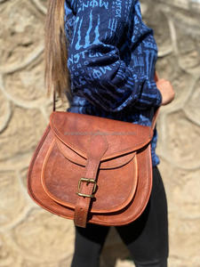 Real Handmade Goat Leather Ladies Handbag Sling <b>Bag</b> - Product Image 6