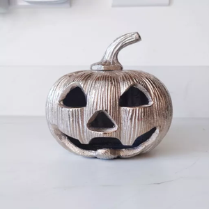 Calabaza de Halloween Ideas decorativas disponibles Venta al por mayor directa Precio de fábrica barato Calabaza de aluminio hecha a mano Halloween - Product Image 4