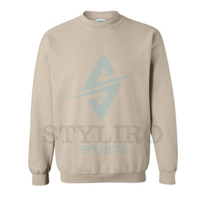 High Quality OEM Vintage <b>Style</b> Regular Fit Heavy Cotton Man Crew Neck Solid Winter Digital Printing Sweatshirt - Product Image 1
