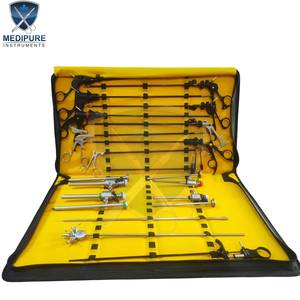 Juego de laparoscopia para cirugía general con tijeras, fórceps, portaagujas, trocares, instrumentos de alta precisión, instrumentos laparoscópicos - Product Image 4