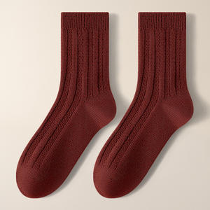 Chaussettes d'hiver personnalisées neuves pour équipe, respirantes, antibactériennes, séchage rapide, chaudes, en spandex/nylon, pour le basketball, le football, les sports, 10 paires - Product Image 5