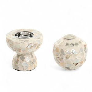 Brûleur d'encens élégant en nacre pour cadeau de Ramadan, décoration islamique pour la maison et cadeaux d'entreprise haut de gamme - Product Image 2