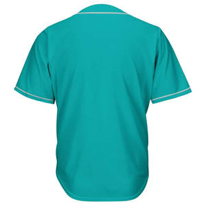 Vente chaude Unisexe Football Américain Baseball Jersey Respirant Plus La Taille Vintage Maille Conception Bouton De Fixation À Manches Courtes - Product Image 2